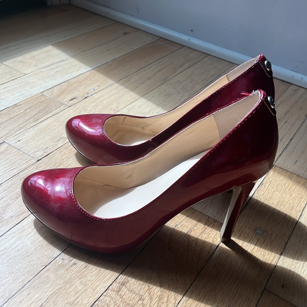 Lightly Worn Guess Ruby Red Heels - image 3